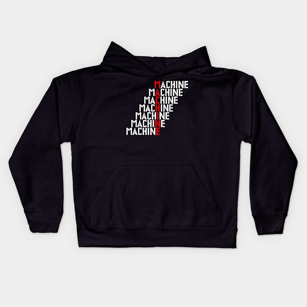 man Kids Hoodie by stand_and_fight